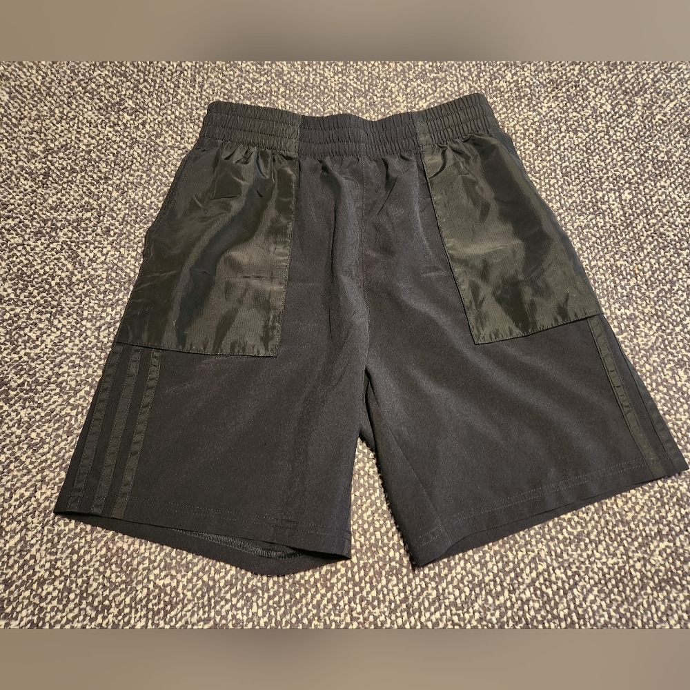 Adidas Black Boys Athletic Shorts